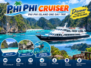 PHI PHI ISLAND ONE DAY TRIP BY PHI PHI CRUISER