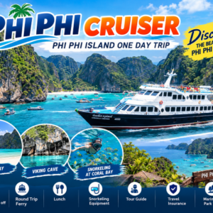 PHI PHI ISLAND ONE DAY TRIP BY PHI PHI CRUISER