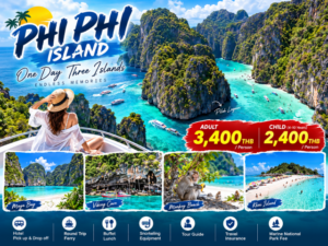 PHI PHI ISLAND – ONE DAY THREE ISLANDS TOUR