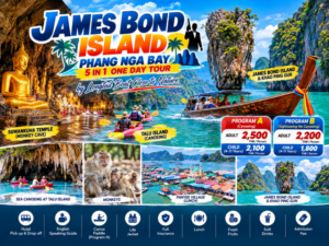 JAMES BOND ISLAND 5 IN 1 – PHANG NGA BAY One Day Tour by Longtail Boat