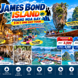 JAMES BOND ISLAND 5 IN 1 – PHANG NGA BAY One Day Tour by Longtail Boat